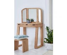 GMK Home & Living Schminktisch braun, », aus massiver Eiche, Breite 90 cm«, FSC®-zertifiziert, GUIDO MARIA KRETSCHMER HOME & LIVING