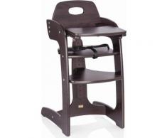 Hochstuhl aus Holz braun, »Tipp Topp Comfort IV, Buche massiv braun«, HERLAG