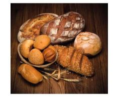 Fototapete bunt, L/B: 280cm / 300cm, »Brotkorb«, FSC®-zertifiziert, rasch