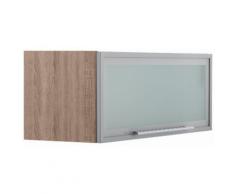 OPTIFIT Klapphängeschrank beige, alufarben/eichefarben-trüffel