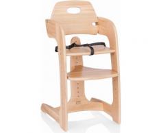 Hochstuhl aus Holz beige, »Tipp Topp Comfort IV, Buche massiv natur«, HERLAG