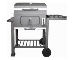 Holzkohlegrill grau, »Ottawa«, El Fuego