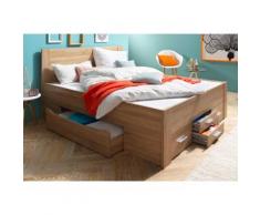 Rauch PACK`S Stauraumbett inkl. Schubkästen braun, 160/200cm, mit Schubkästen