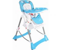 Hochstuhl mit höhenverstellbarem Sitz »Buono, türkis« blau, schmutzabweisend, CHIC4BABY