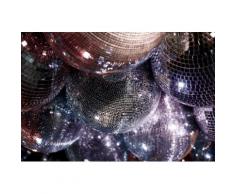 Fototapete schwarz, L/B: 300cm / 418,5cm, »Miami_Beach Disco«, Soft-Close-Funktion, FSC®-zertifiziert, rasch