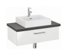 OPTIFIT Waschtisch weiß, Beckenform eckig, »Doha«, Soft-Close-Funktion