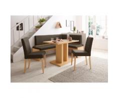 SCHÖSSWENDER Eckbankgruppe beige, langer Schenkel links, »Atlanta«, FSC®-zertifiziert