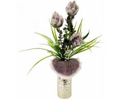 Kunstblume Soft-Protea in Vase rot, yourhome