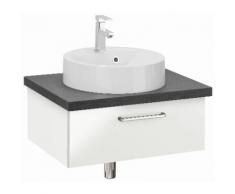 OPTIFIT Waschtisch weiß, Beckenform rund, »Doha«, Soft-Close-Funktion