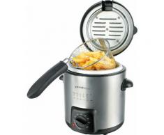 GOURMETMAXX GOURMETmaxx Fritteuse Deluxe silber