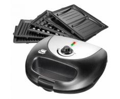 UNOLD 3-in-1-Sandwichmaker Multi 3 in 1 Onyx 48356 schwarz