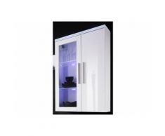 Hängevitrine weiß, ohne Aufbauservice, Hochglanz, yourhome
