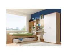 Rauch PACK`S Jugendzimmer-Set beige, Mit 2-trg. Kleiderschrank