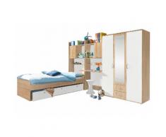 Rauch PACK`S Jugendzimmer-Set beige, Mit 3-trg. Kleiderschrank