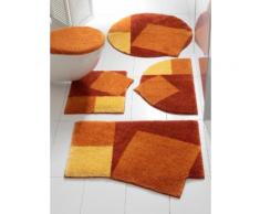 GRUND Badgarnitur orange, ca. 90/90cm, Eckdusche