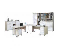 MAJA Möbel Büromöbel-Set »1205« beige, Hochglanz