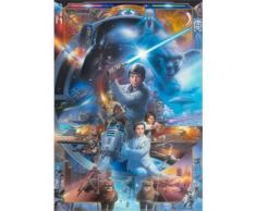 Fototapete 184/254 cm blau, B/H, »Star Wars«, yourhome