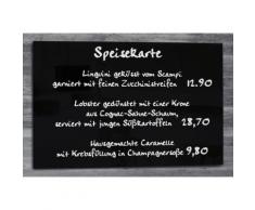 Sigel Glas-Magnettafel schwarz, 78/48/1,5cm