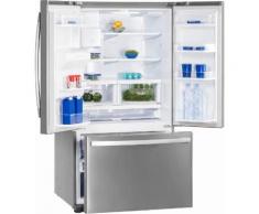 French Door Kühlschrank, 177,3 cm hoch, 91,5 cm breit, Energieeffizienz: A+ silber, Energieeffizienzklasse: A+, EXQUISIT