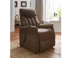 Fernsehsessel XXL braun, inklusive Relaxfunktion, DUO COLLECTION