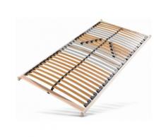 Lattenrost beige, nicht verstellbar, 5 Zonen, 90x200cm, »Medistar«, FSC®-zertifiziert, BeCo
