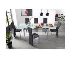 Essgruppe grau, pflegeleichtes Kunstleder, FSC®-zertifiziert, yourhome
