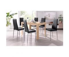 Essgruppe braun, pflegeleichtes Kunstleder, FSC®-zertifiziert, yourhome