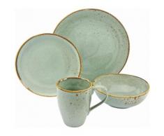 CREATABLE CreaTable Geschirr-Set »NATURE COLLECTION« grau, spülmaschinengeeignet