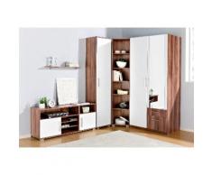 Jugendzimmer-Set braun, mit 2-trg. Kleiderschrank, yourhome