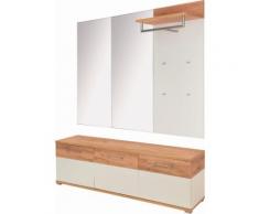 Garderobe mit Spiegel weiß, »Topix«, pflegeleichte Oberfläche, GERMANIA
