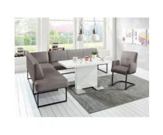 Eckbank braun, schlamm, FSC®-zertifiziert, GALA COLLEZIONE