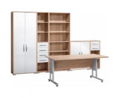 MAJA Möbel Büromöbel-Set beige, »1200«, Hochglanz