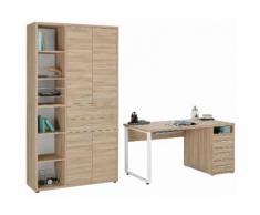 MAJA Möbel Büromöbel-Set 1390 SET+ beige, strapazierfähig, pflegeleichte Oberfläche