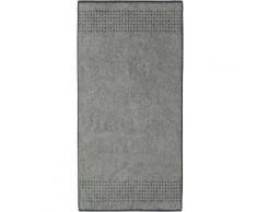 Handtücher »Sense Bordüre« grau, 2x 50x100cm, Cawö
