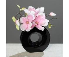Home affaire Kunstpflanze rosa, »Magnolie in schwarzer Vase«