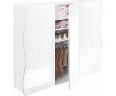 Tecnos Schuhschrank weiß, »Onda«, Hochglanz, FSC®-zertifiziert, yourhome