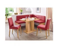 SCHÖSSWENDER Eckbankgruppe »Anna 2« beige, 169/130cm, pflegeleichtes Kunstleder, FSC®-zertifiziert