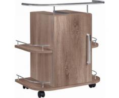 OPTIFIT Waschbeckenunterschrank braun, »Napoli«, Soft-Close-Funktion