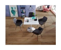 Essgruppe weiß, pflegeleichtes Kunstleder, FSC®-zertifiziert, yourhome