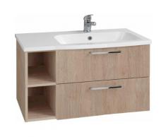 OPTIFIT Waschtisch »Samoa« beige, Ablage links, Soft-Close-Funktion