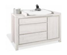 Wickelkommode extrabreit »Line« grau, Soft-Close-Funktion, PINOLINO