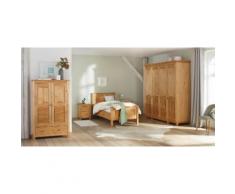 Home affaire Nachttisch aus massiver Kiefer beige, »Rauna«, mit Schubkästen, FSC®-zertifiziert