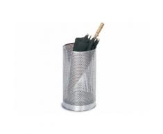 blomus Schirmständer/Papierkorb silber
