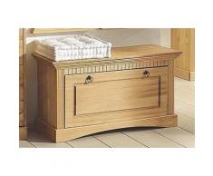 Home affaire Schuhtruhe beige, »Rustic«, FSC®-zertifiziert
