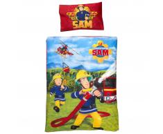 Kinderbettwäsche Feuerwehrmann Sam (100x135)