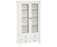 Vitrine Lakolk (2 Türen, 2 Schubladen)