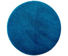 Microfaser-Badematte Uni de Luxe (Ø 60 cm, petrol)