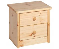 Kommode Mia (2 Schubladen, natur lackiert)