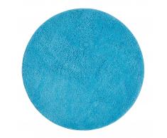 Microfaser-Badematte Uni de Luxe (ø 60 cm, türkis)
