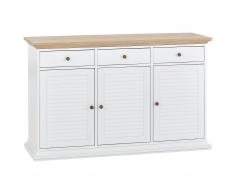 Sideboard Pariso mit Lamellentüren (3+3, Two-Tone)